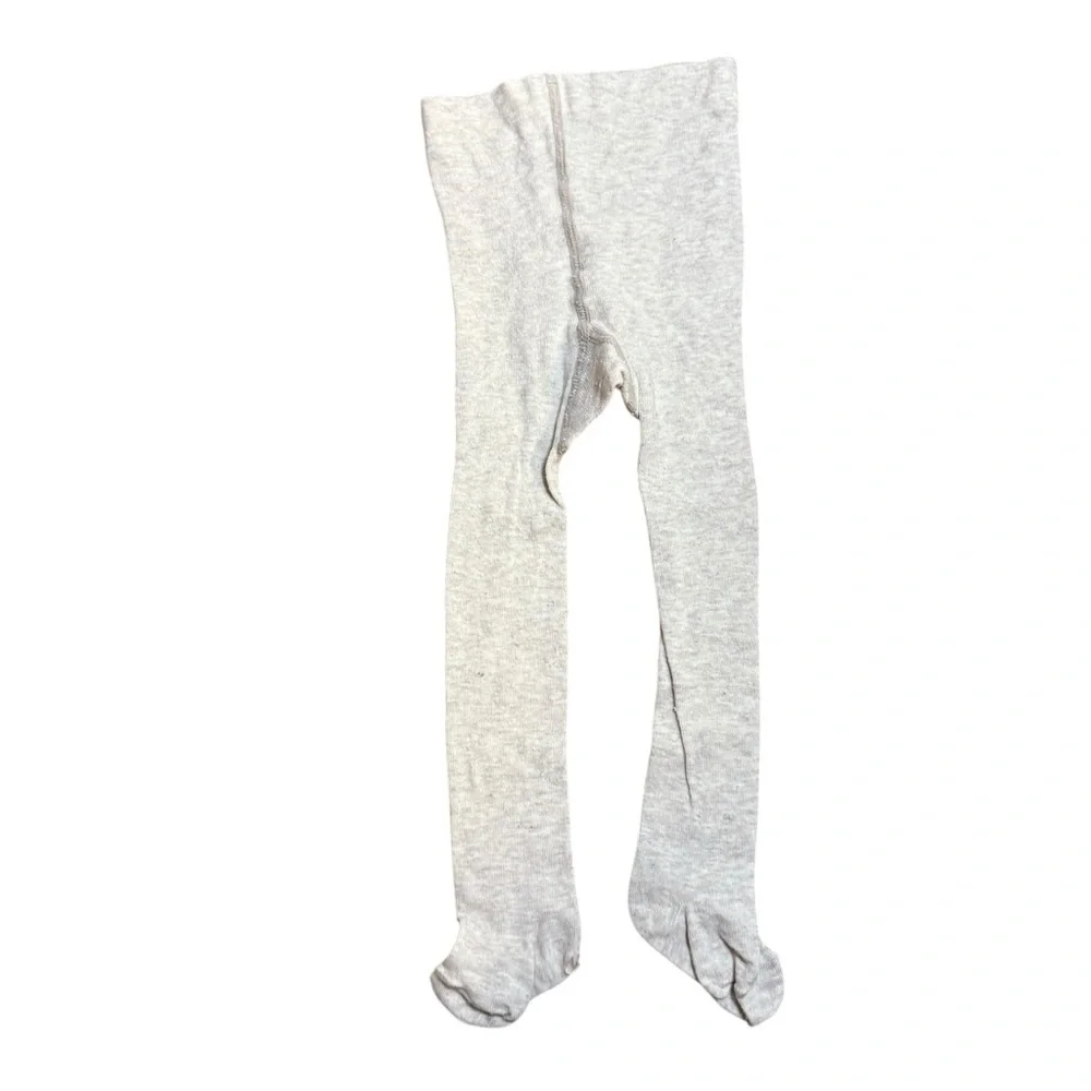 H&M Baby Beige Footed Tights 2–6M